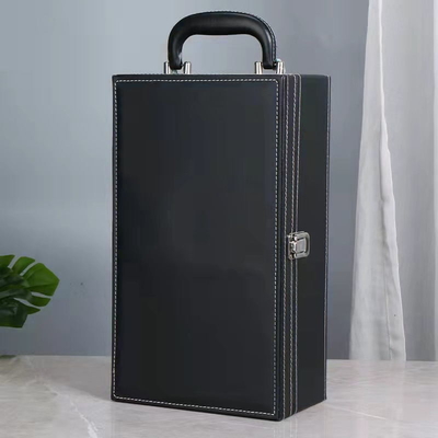 長方形の赤ワインのびんのギフト用の箱の注文のロゴ35.2x27x11.5cm