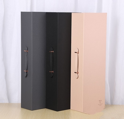 良い価格 携帯用革ギフト用の箱の赤ワイン包装箱のバレンタイン デーの長方形の花箱 オンライン